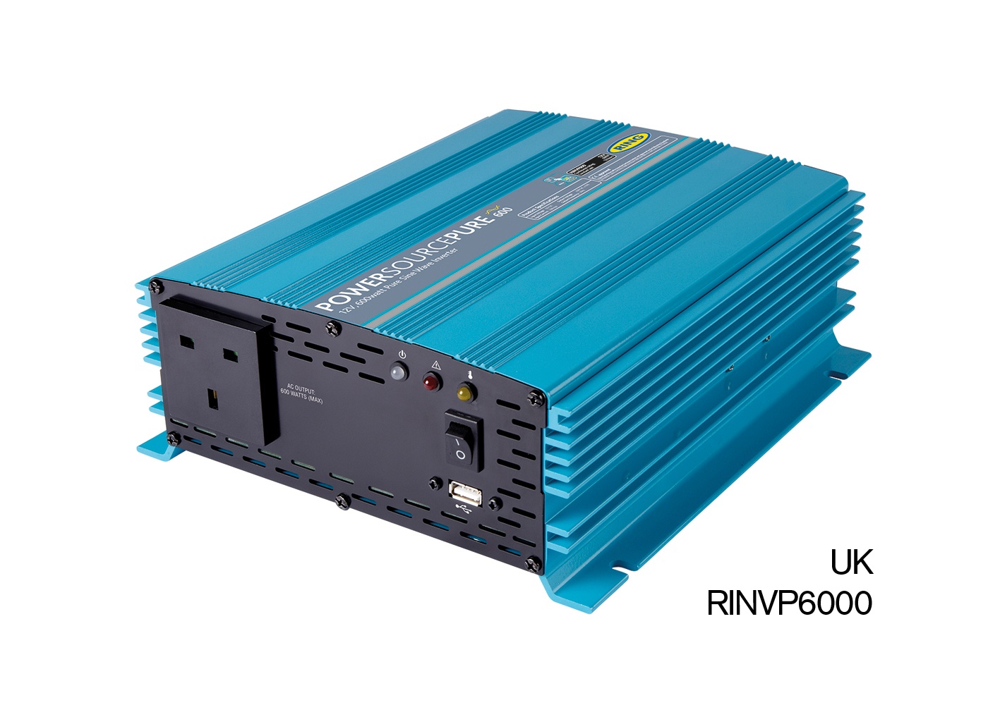 RINVP600 UK pure sine wave PowerSourcePure 600W inverter